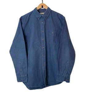 G.H.Bass&Co. L Blue Button Down Shirt